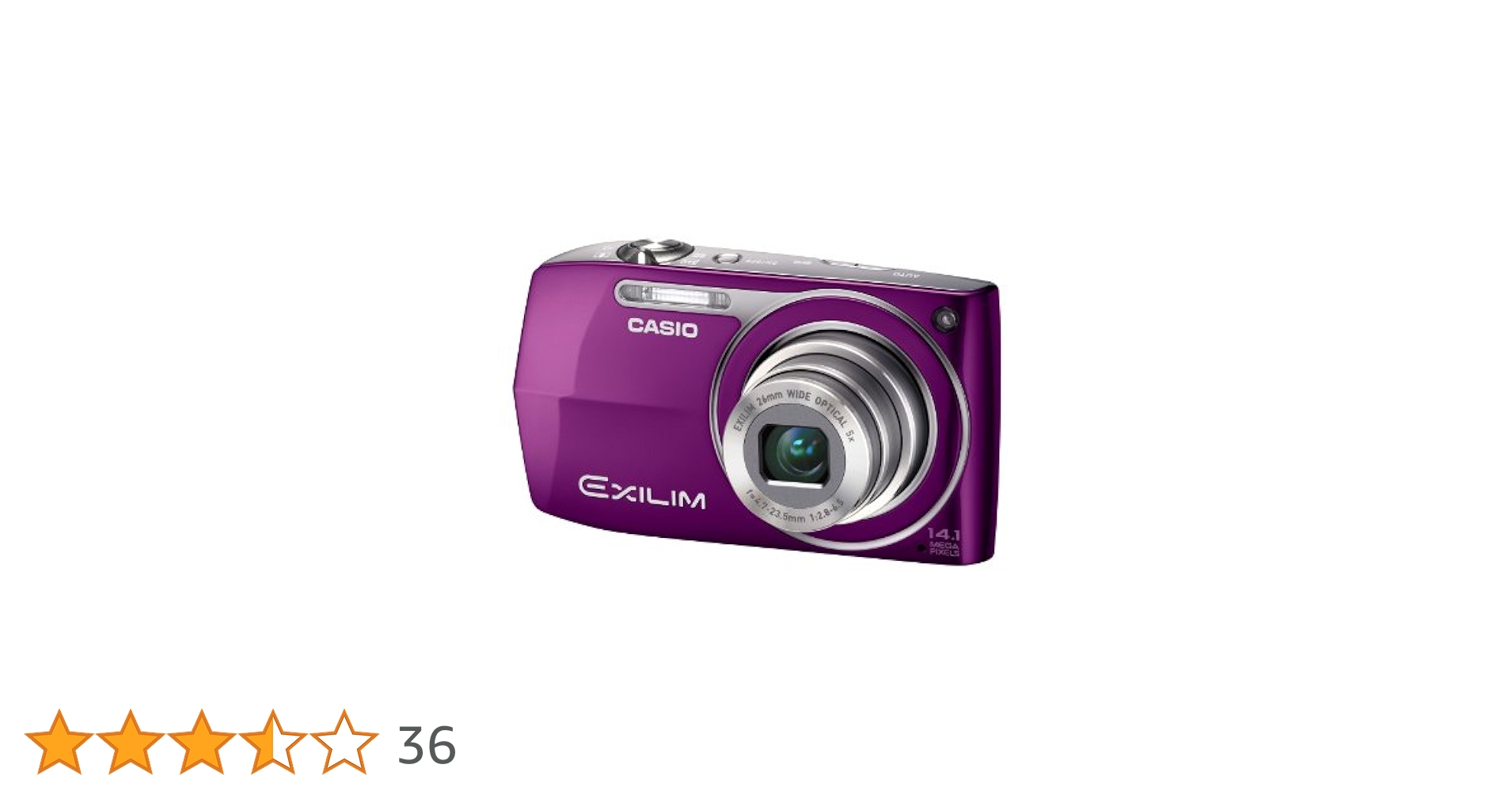 CASIO EXILIM パープル デジタルカメラ Amazon | CASIO デジタルカメラ EXILIM 1610万画素 光学ズーム8